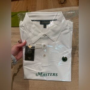 Masters Member Logo White Polo
